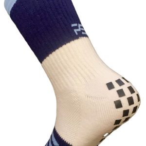 Navy and Blue Grip Sock Size 6-12