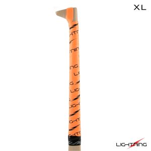 XL Black/Orange Lightning grip